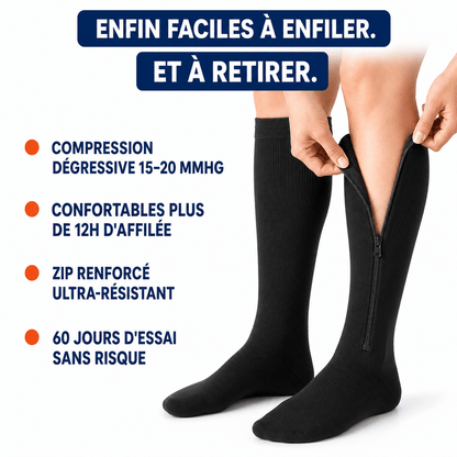 Bas de Contention Zippés Sedya®